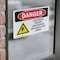 Signmission Electrical Hazard Low Voltage Danger Sign, Vinyl Decal, 10in W x 7in L, 2PK OS-2PACK-DS-D-710-L-2312 - alternate 5